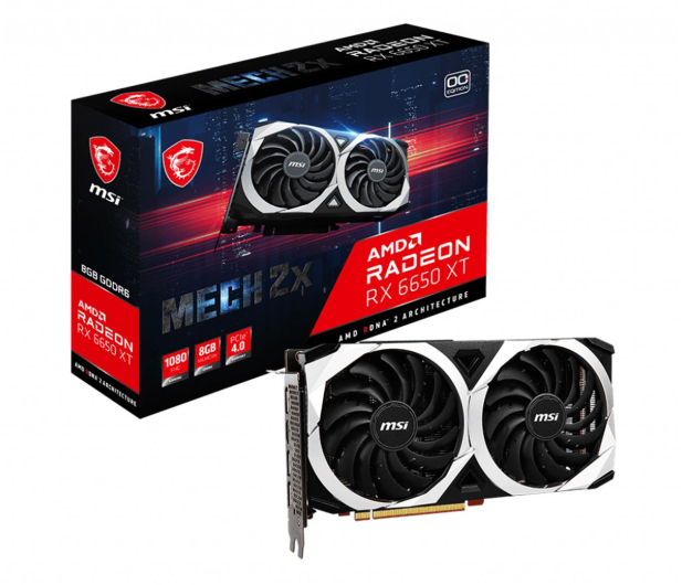 MSI Radeon RX 6650 XT MECH 2X OC 8GB GDDR6 - 735531 - zdjęcie 2