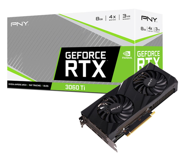 PNY GeForce RTX 3060 Ti VERTO DUAL FAN 8GB GDDR6 - 1072994 - zdjęcie 2