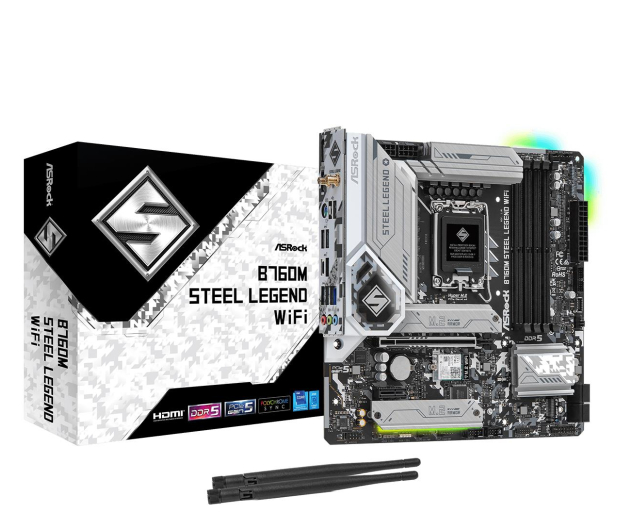 ASRock B760M Steel Legend Wi-Fi - 1107462 - zdjęcie 2