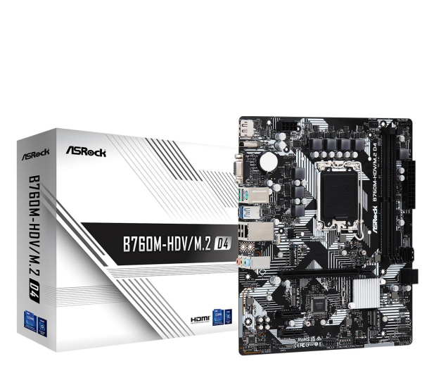ASRock B760M-HDV/M.2 DDR4 - 1107463 - zdjęcie 2