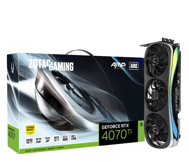Zotac GeForce RTX 4070 Ti Gaming AMP EXTREME AIRO 12GB GDDR6X - 1101320 - zdjęcie 2