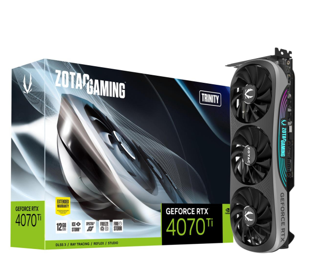 Zotac GeForce RTX 4070 Ti Gaming TRINITY 12GB GDDR6X - 1101325 - zdjęcie 2