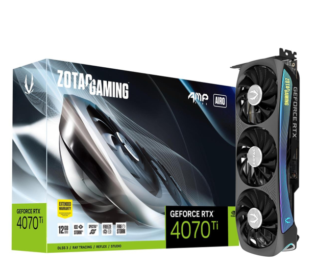 Zotac GeForce RTX 4070 Ti GAMING AMP AIRO 12GB GDDR6X - 1115578 - zdjęcie 2