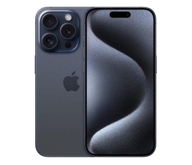 Apple iPhone 15 Pro 256GB Blue Titanium - 1180071 - zdjęcie 2