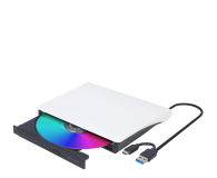 Gembird Napęd DVD na USB-C, biały - 1115568 - zdjęcie 2