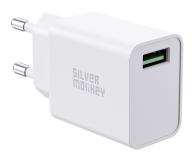Silver Monkey Ładowarka sieciowa USB-A QC 3.0 18W - 603421 - zdjęcie 2