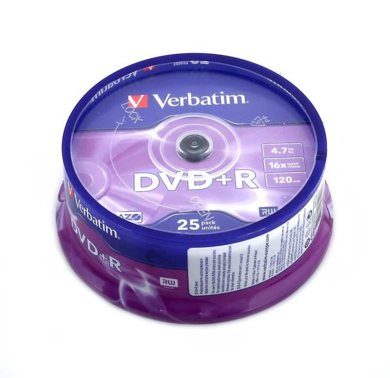 Verbatim 4.7GB 16x (AZO) CAKE 25szt.