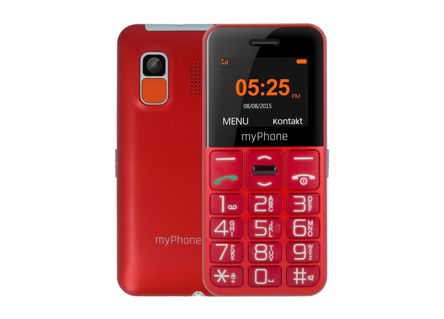 myPhone Halo EASY czerwony