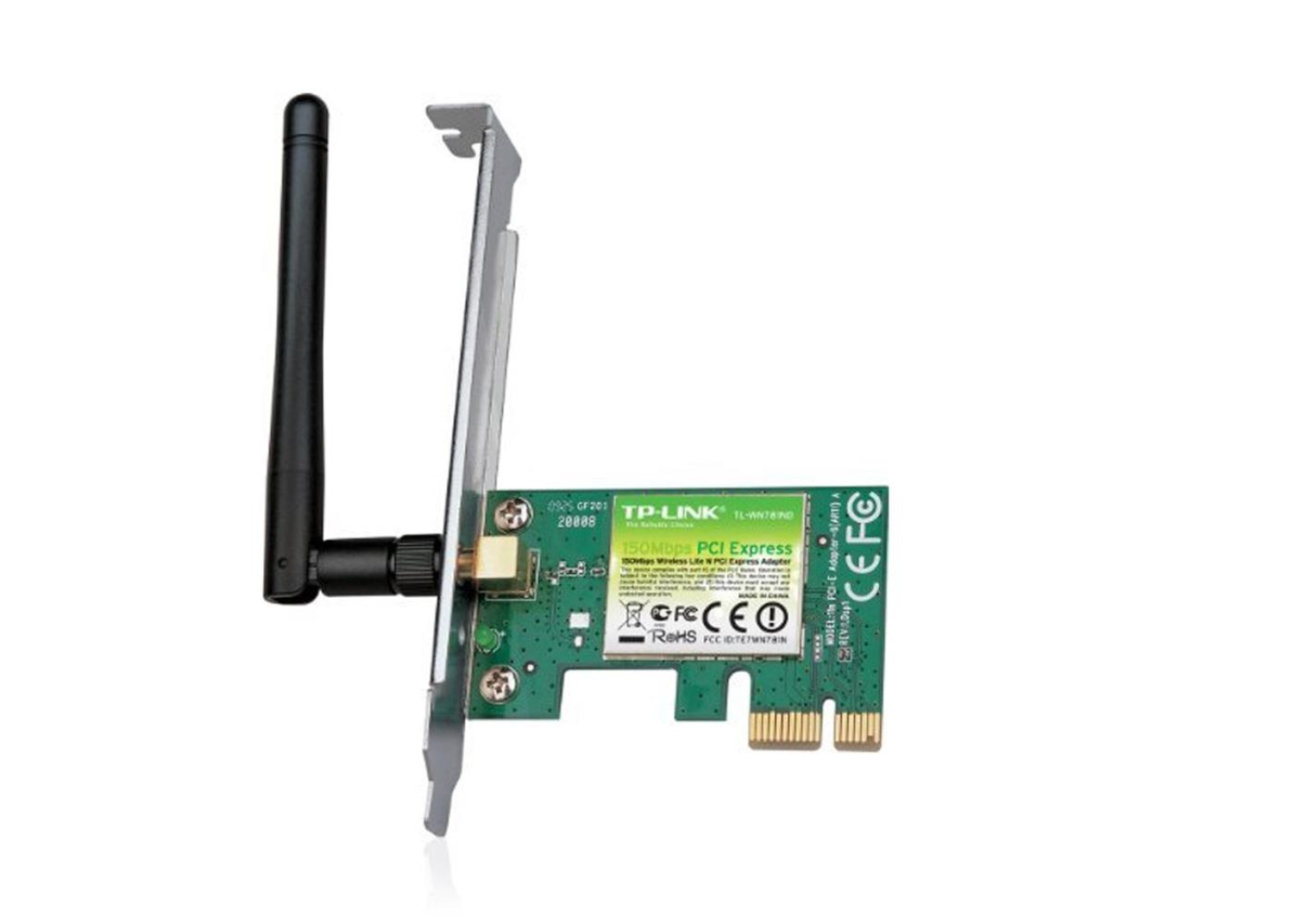 TP-LINK WN781ND karta WiFi N150 PCI-E 1x2dBi (SMA) BOX