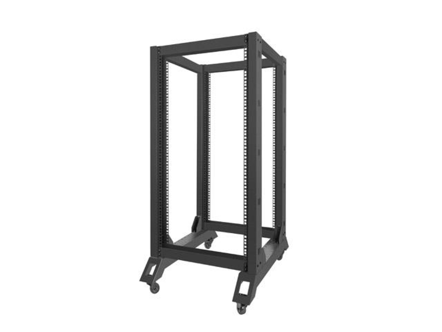 Lanberg Stojąca 19" 22U 600x800mm Open Rack (czarna)