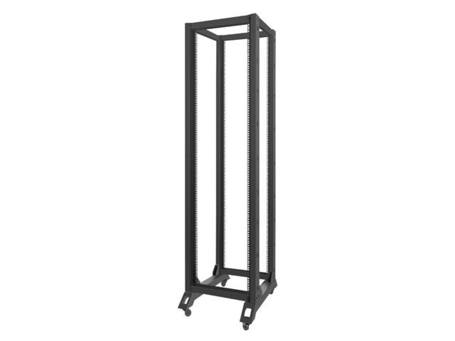 Lanberg Stojąca 19" 42U 600x800mm Open Rack (czarna)