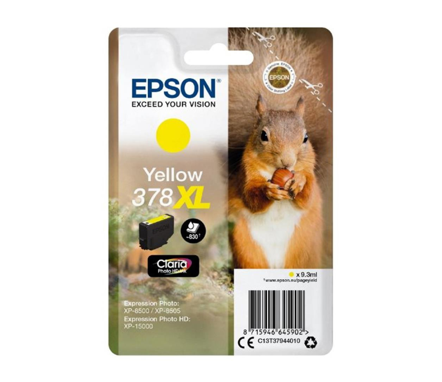 Epson C13T37944010 yellow 9,3ml XL