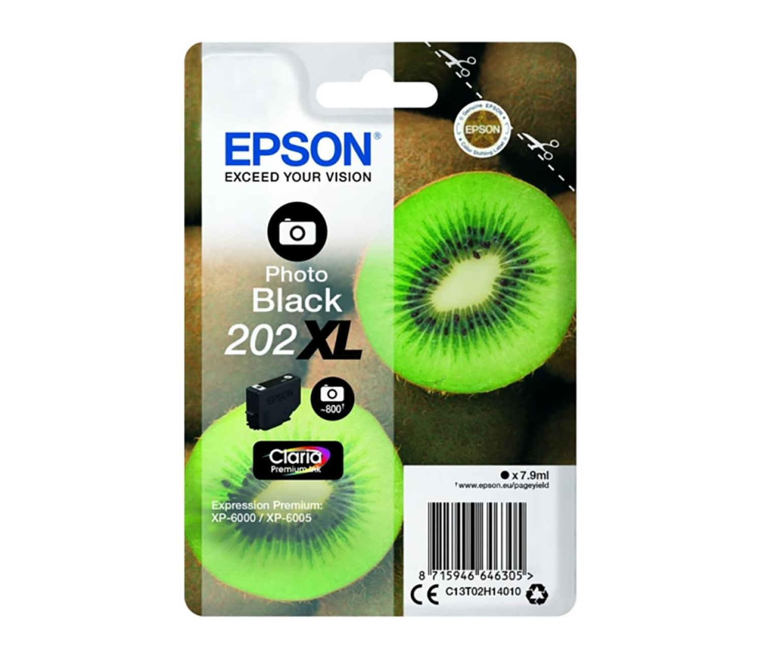 Epson 202XL Photo Black 7,9ml
