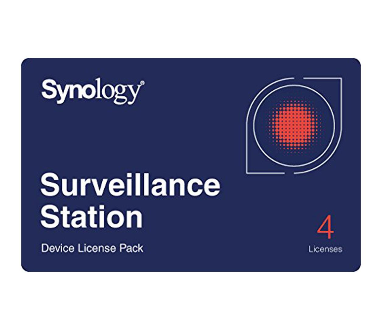 Synology Licencja Camera License Pack (4 dodatkowe kamery)