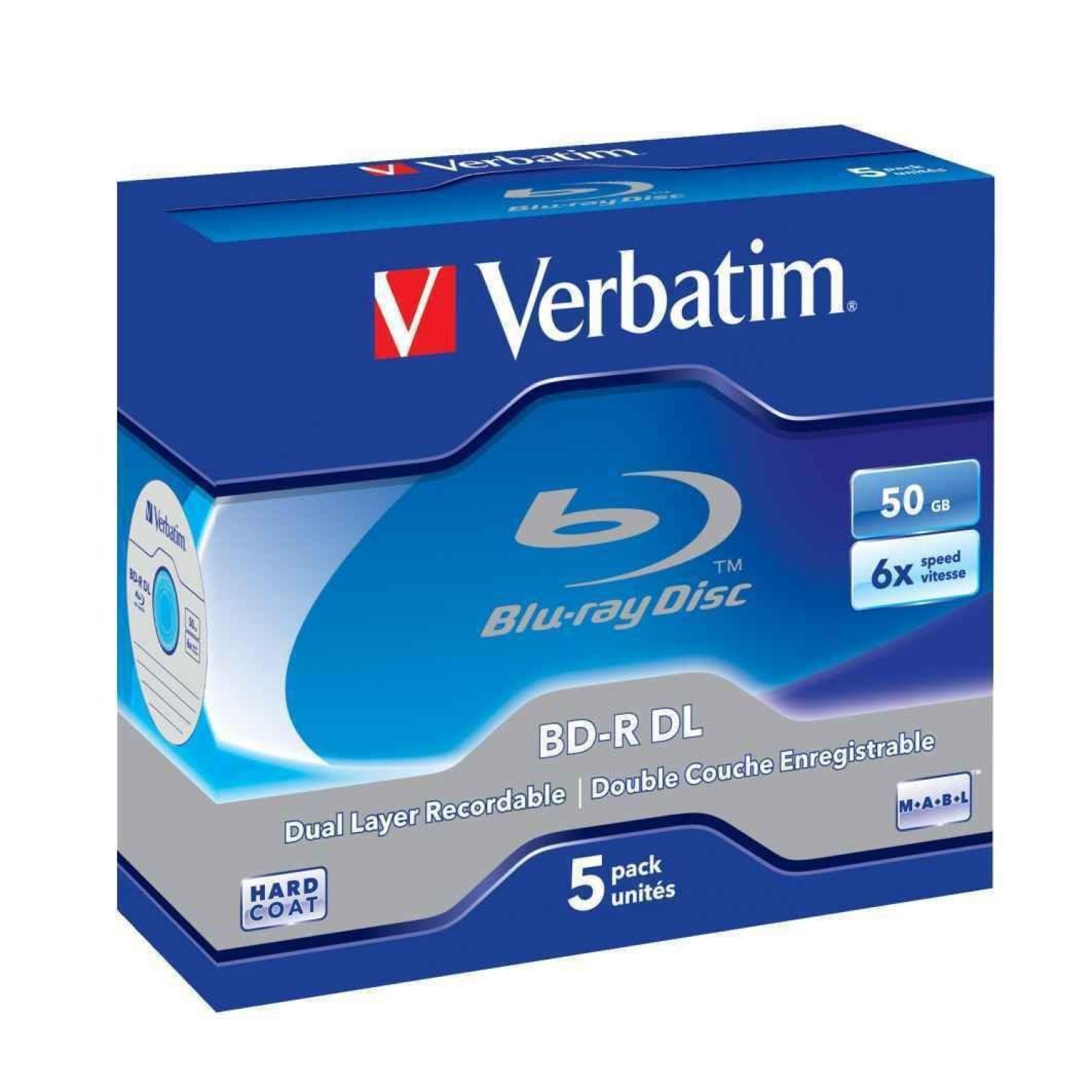 Verbatim 50GB 6x BluRay Dual Layer BOX 5szt.