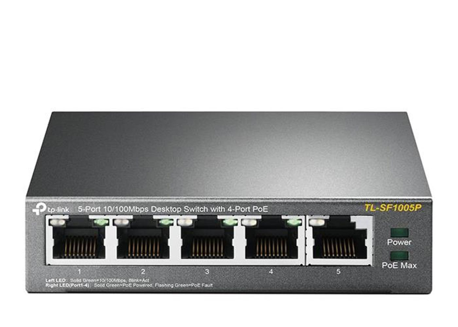 TP-LINK Przełącznik SF1005P 5 x FE (4x PoE)