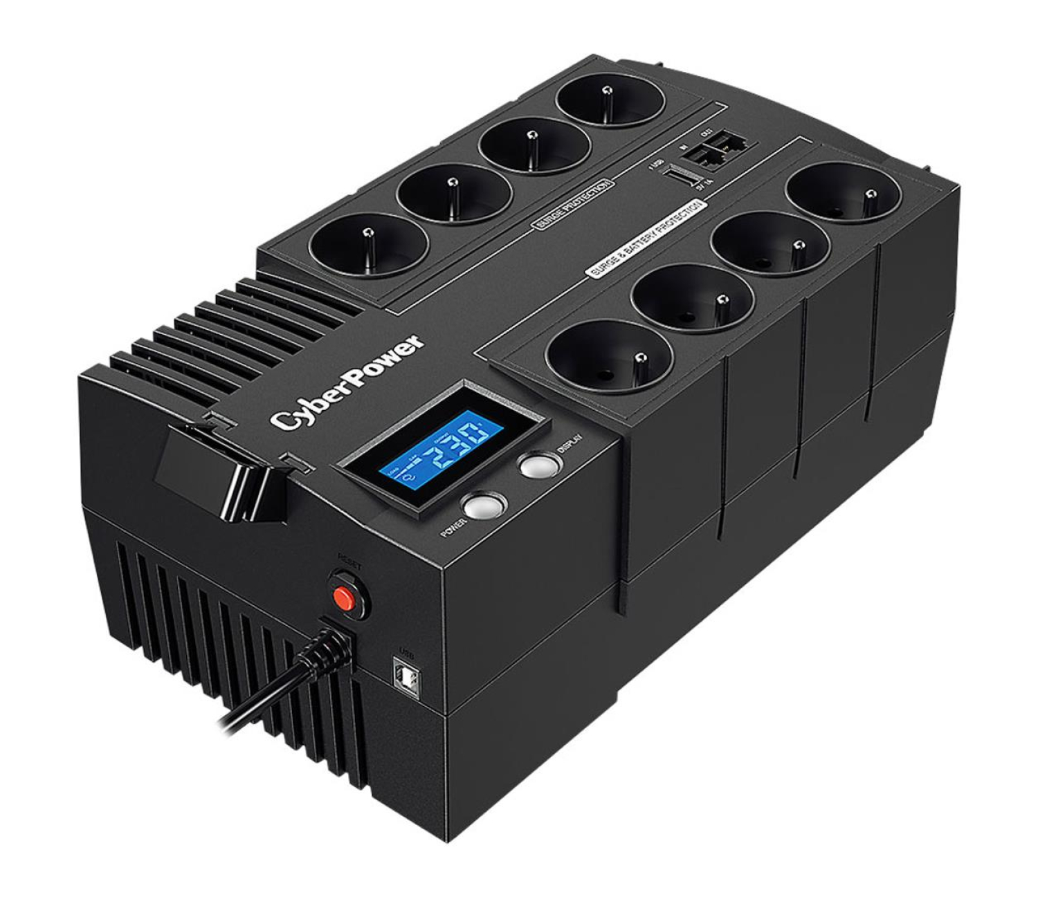 CyberPower UPS BR1200ELCD-FR (1200VA/720W, 8x FR, AVR)