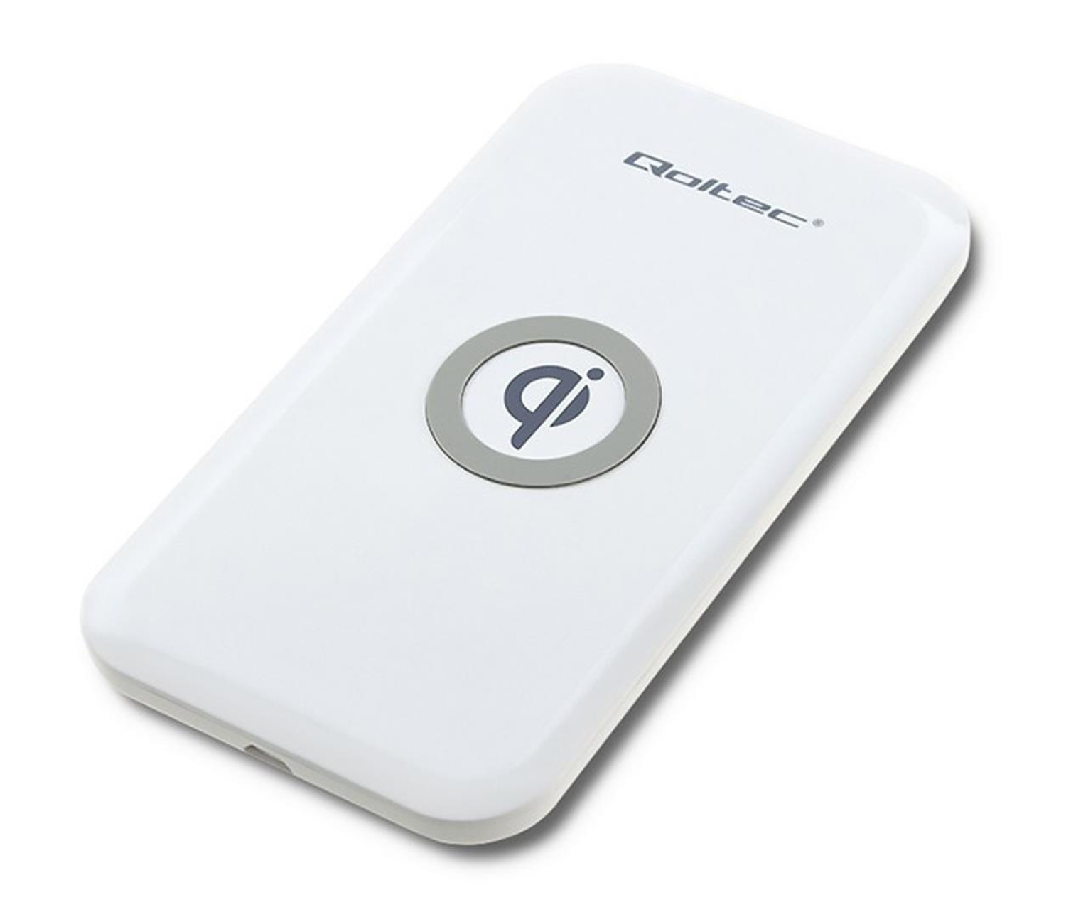 Qoltec Indukcyjna Quick charge 10W (biały)