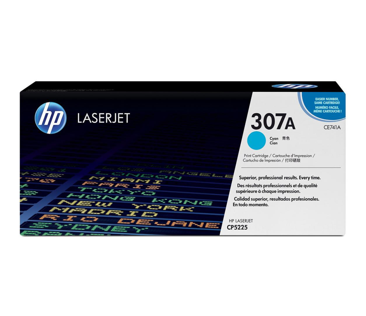 HP 307A oryginalny wkład z błękitnym tonerem LaserJet