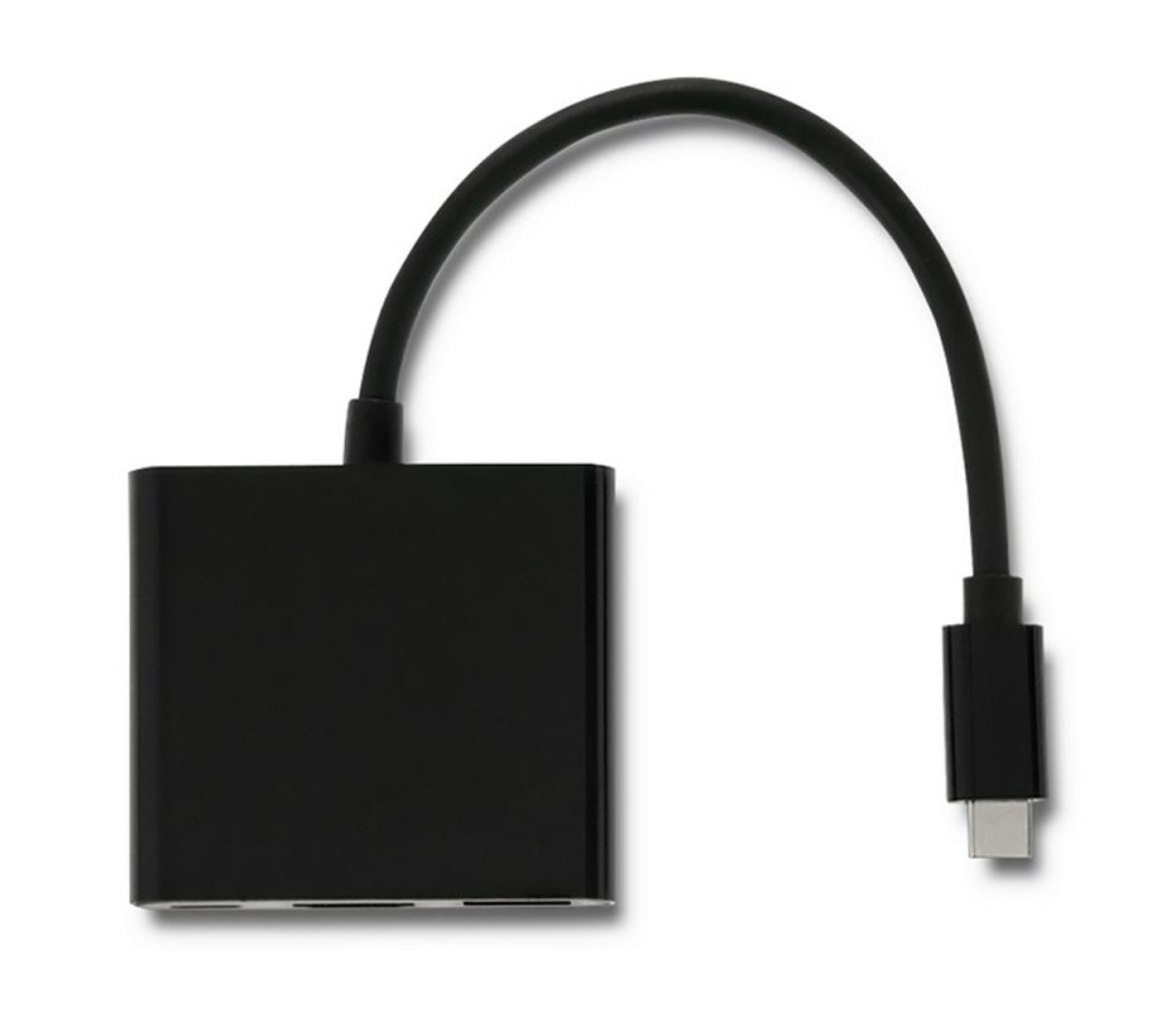 Qoltec Adapter USB-C - HDMI, USB, USB-C