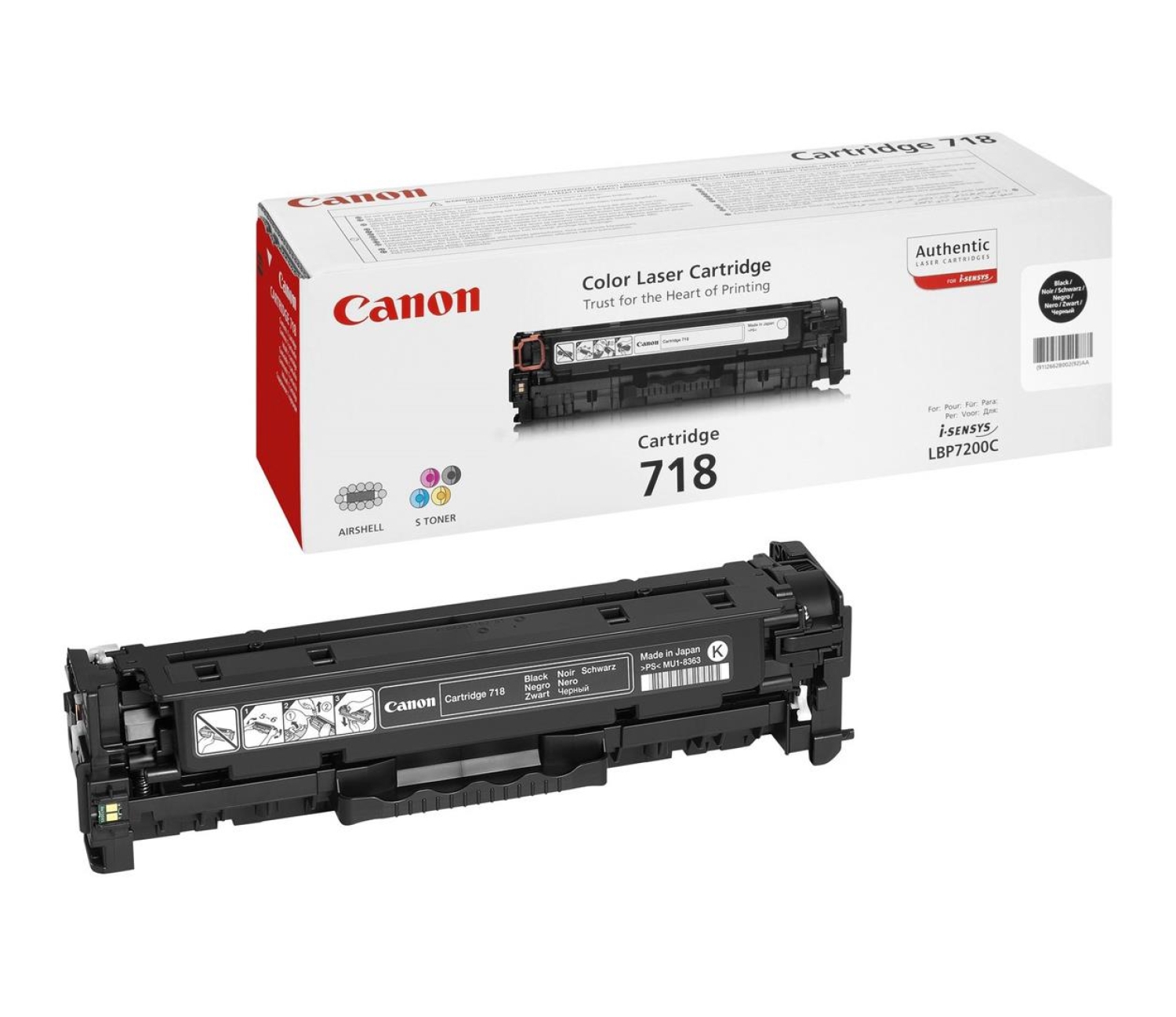 Canon CRG-718BK black 3400str.
