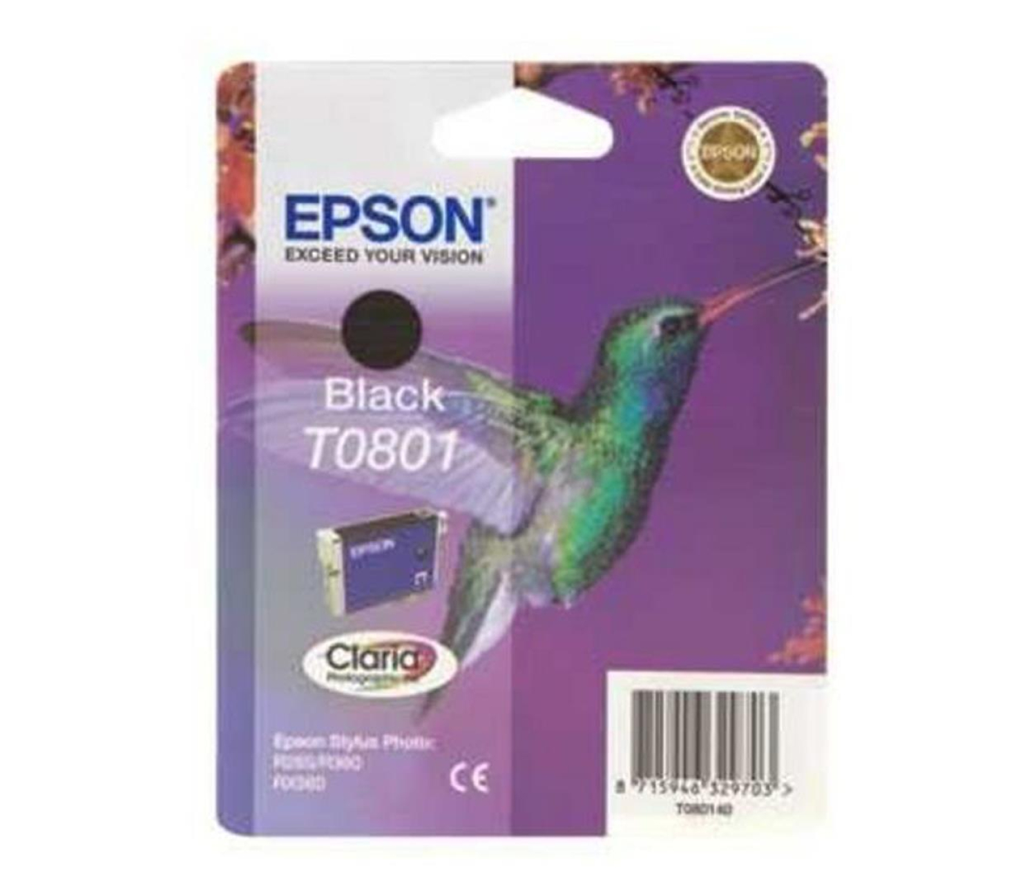 Epson T0801 black 7,4ml