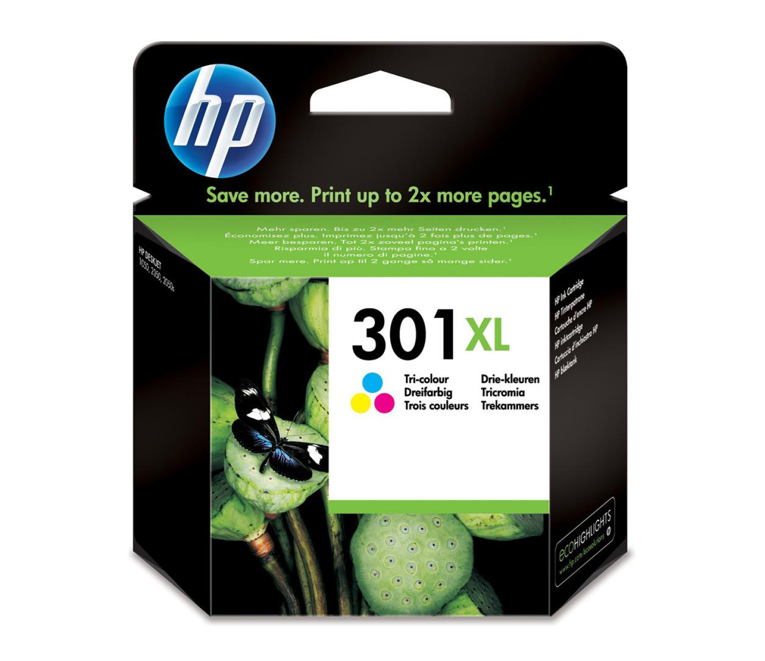 HP 301XL color 330str. Instant Ink