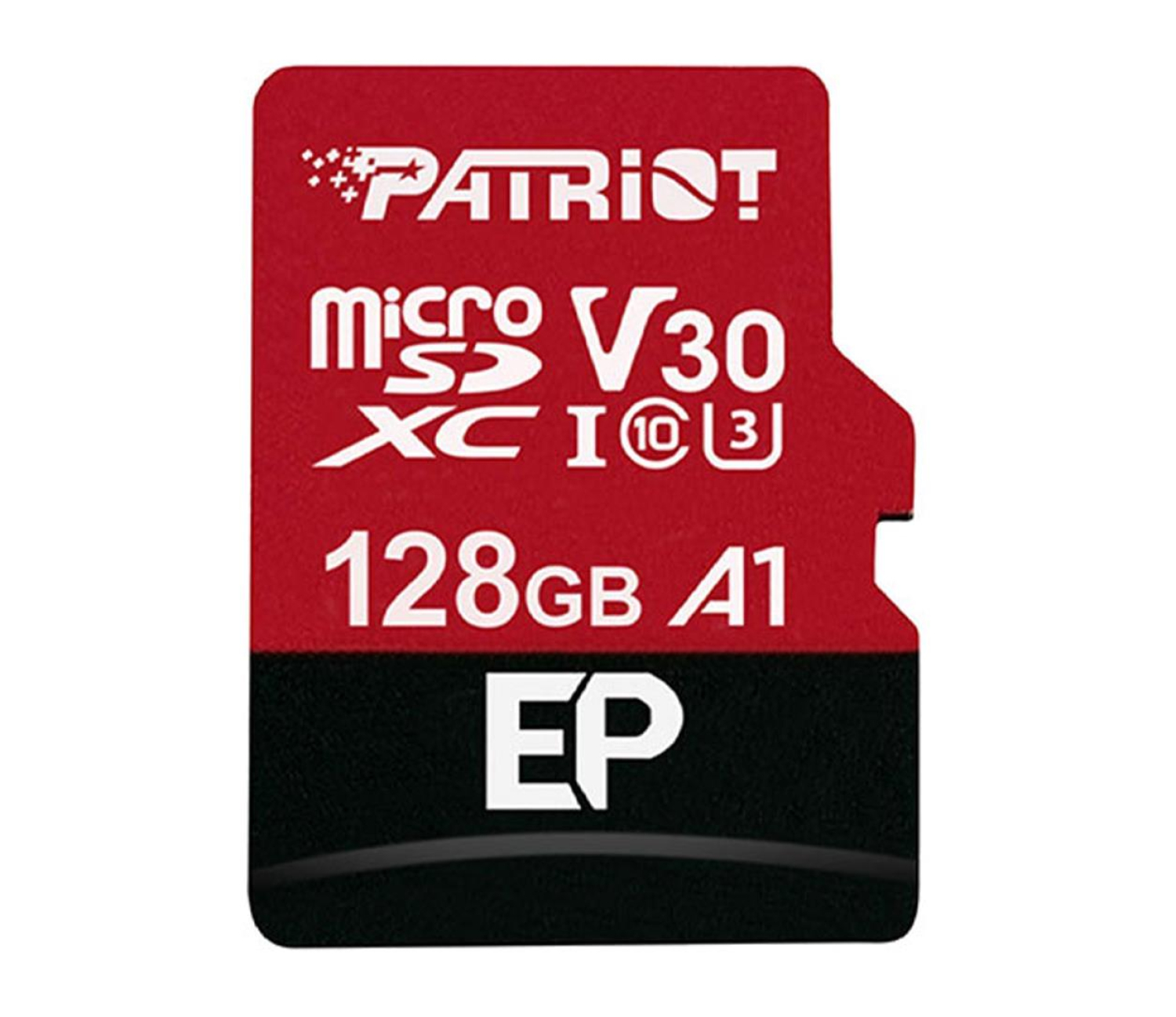 PATRIOT EP PRO micro SDXC 128GB A1 V30 U3 CL10+Adap