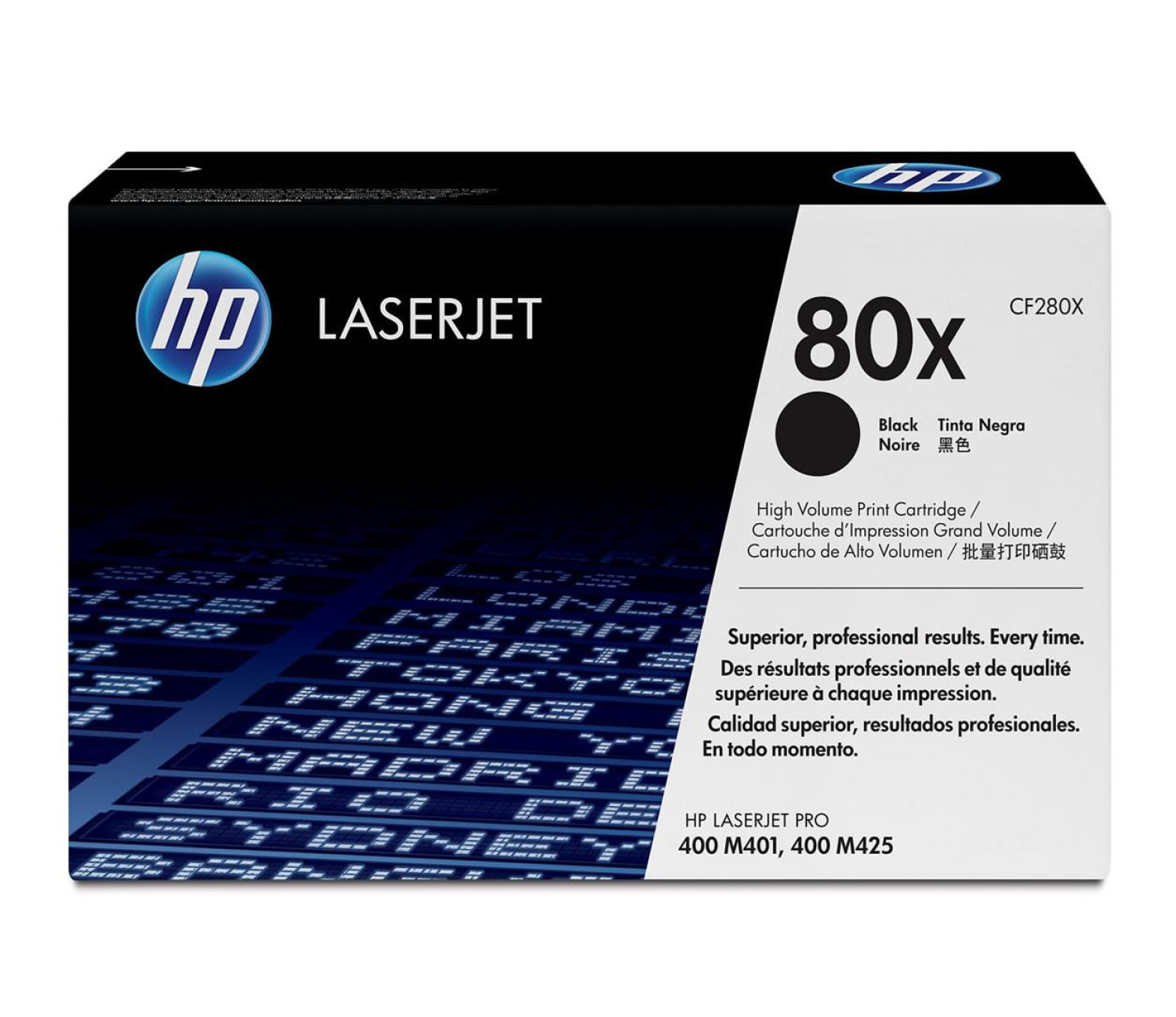 HP 80X CF280X black 6800str.