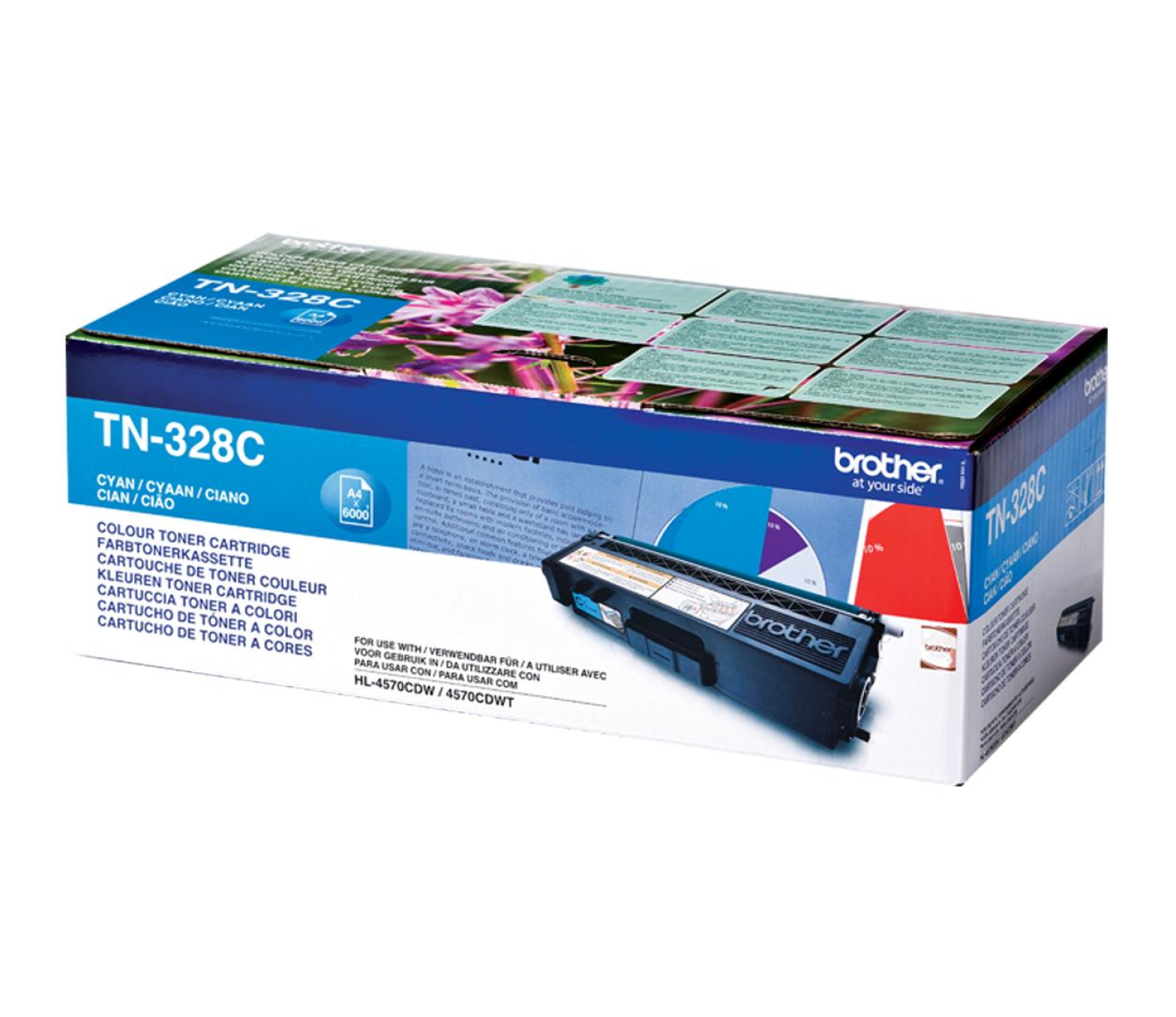 Brother TN328C cyan 6000str.
