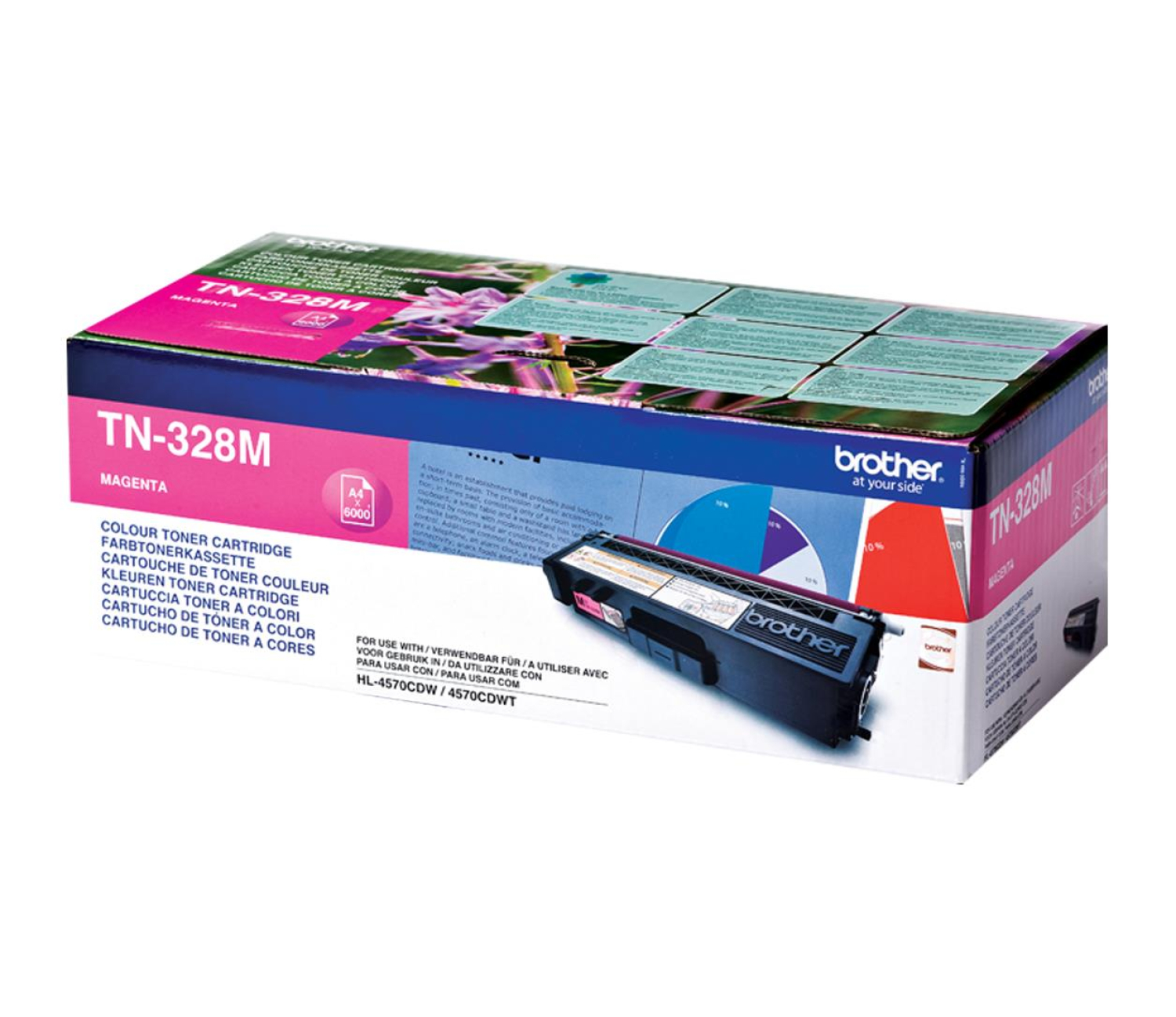 Brother TN328M magenta 6000str.