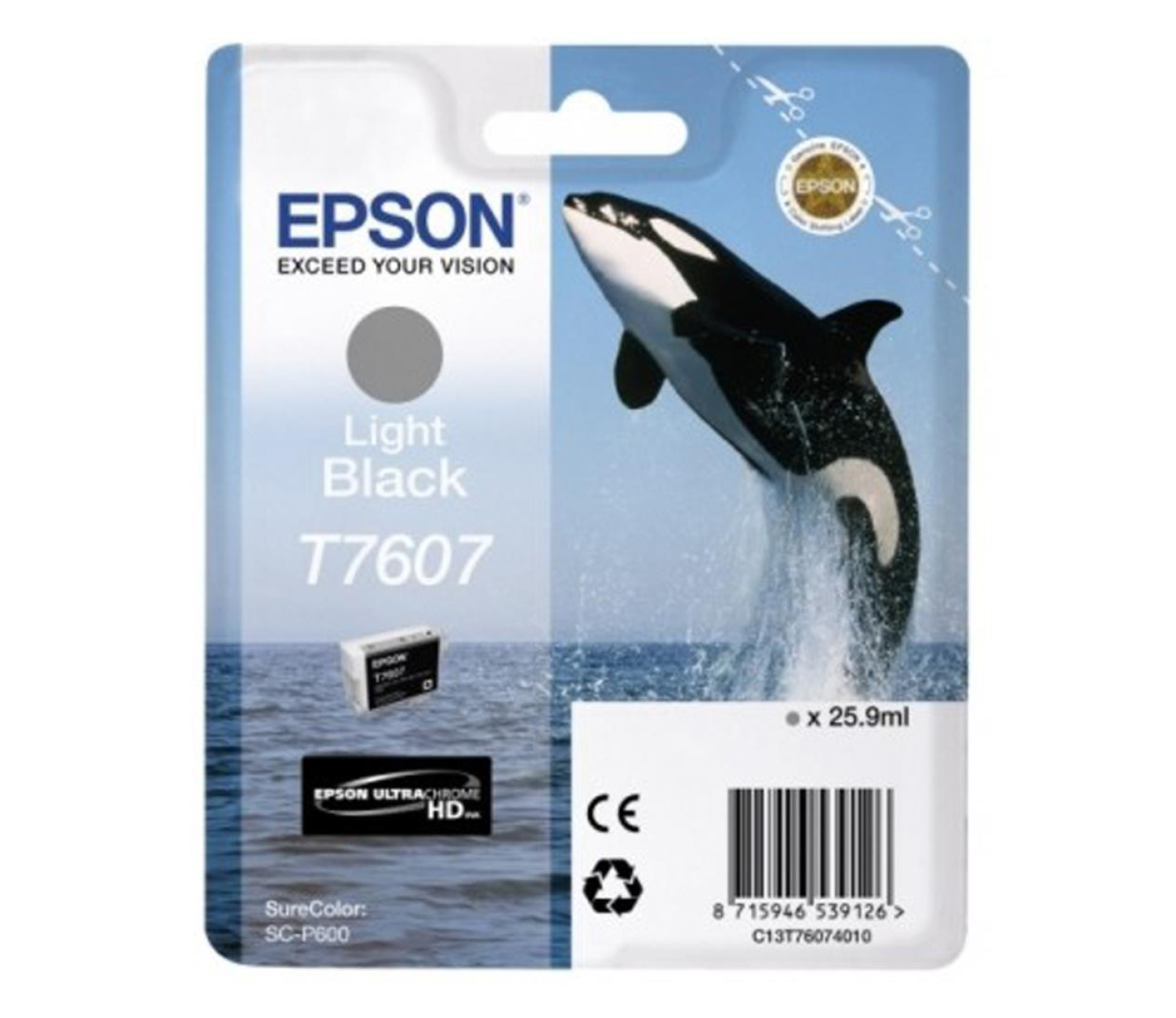 Epson T7607 light black 25,9ml 10000str.