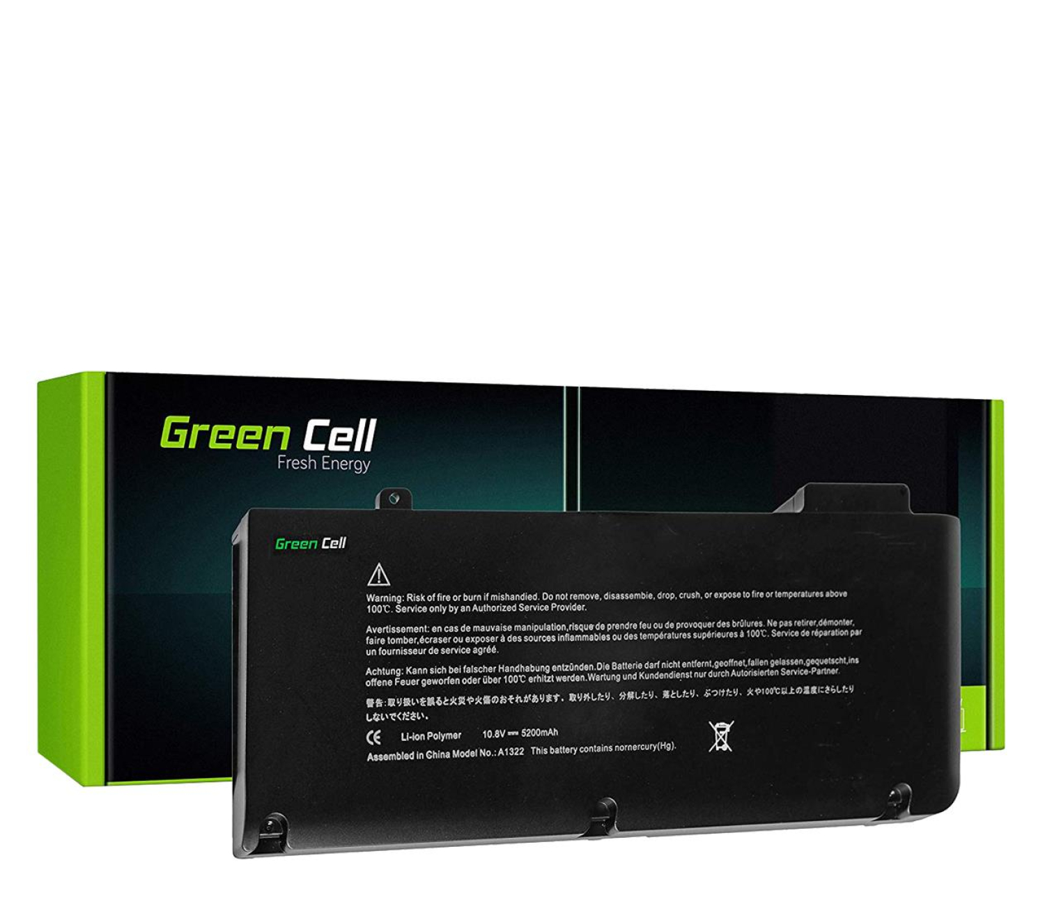 Green Cell A1322 do Apple MacBook Pro 13 A1278