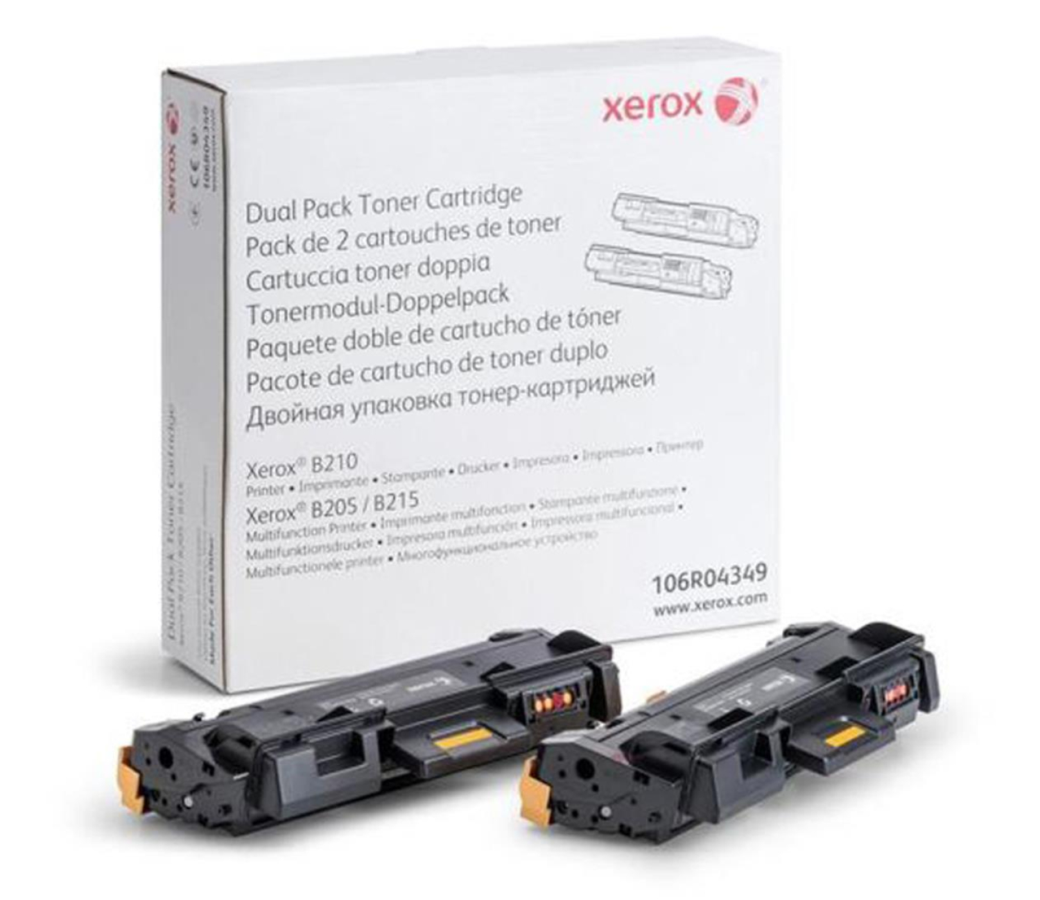 Xerox 106R04349 black dual pack 2x3000str.