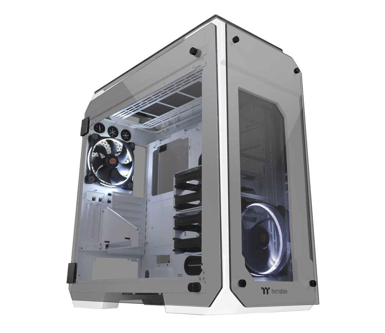 Thermaltake Obudowa View 71 Riing Tempered Glass E-ATX Full Tower - edycja Snow