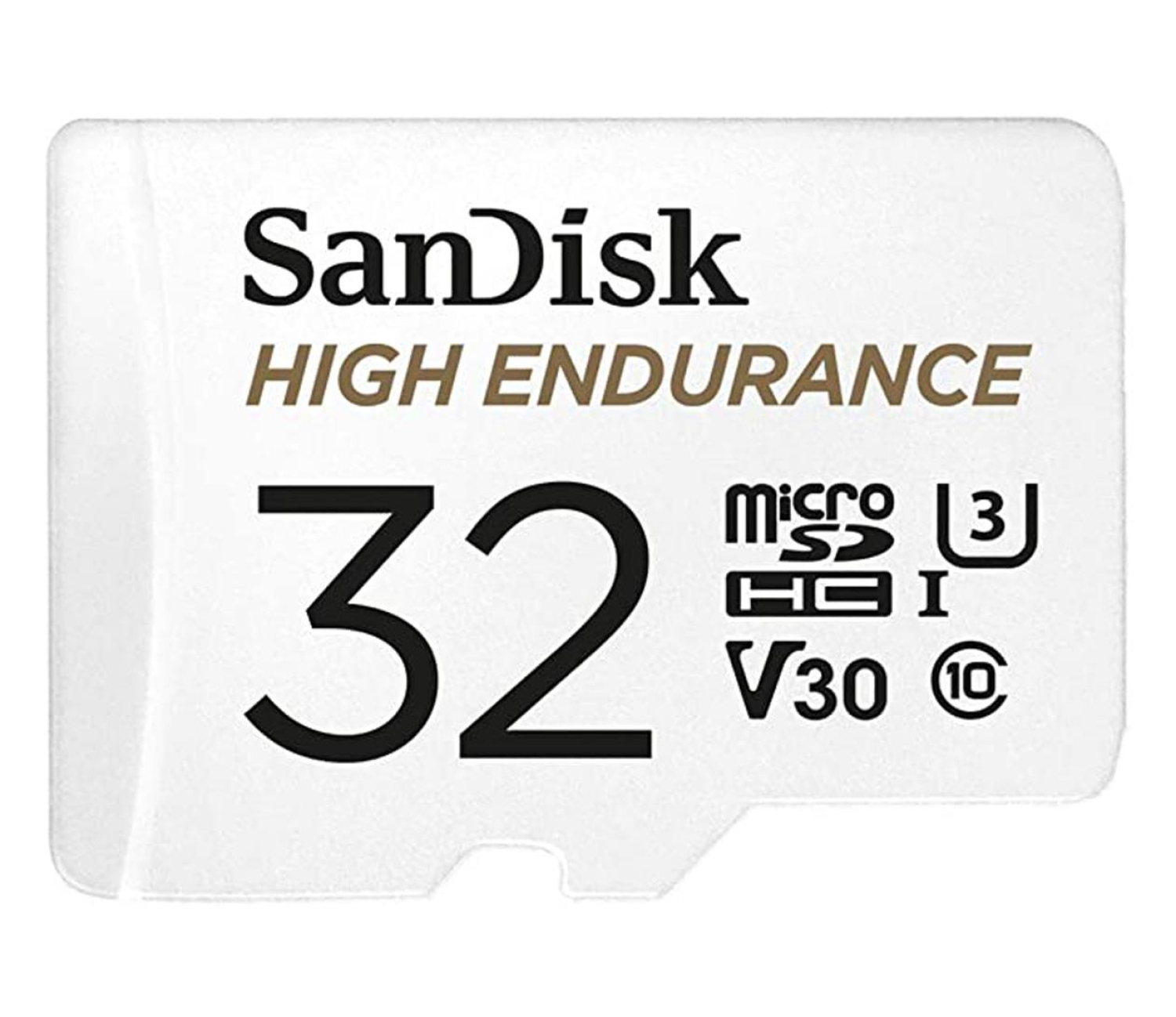 SANDISK High Endurance microSDHC 32GB V30 z adapterem