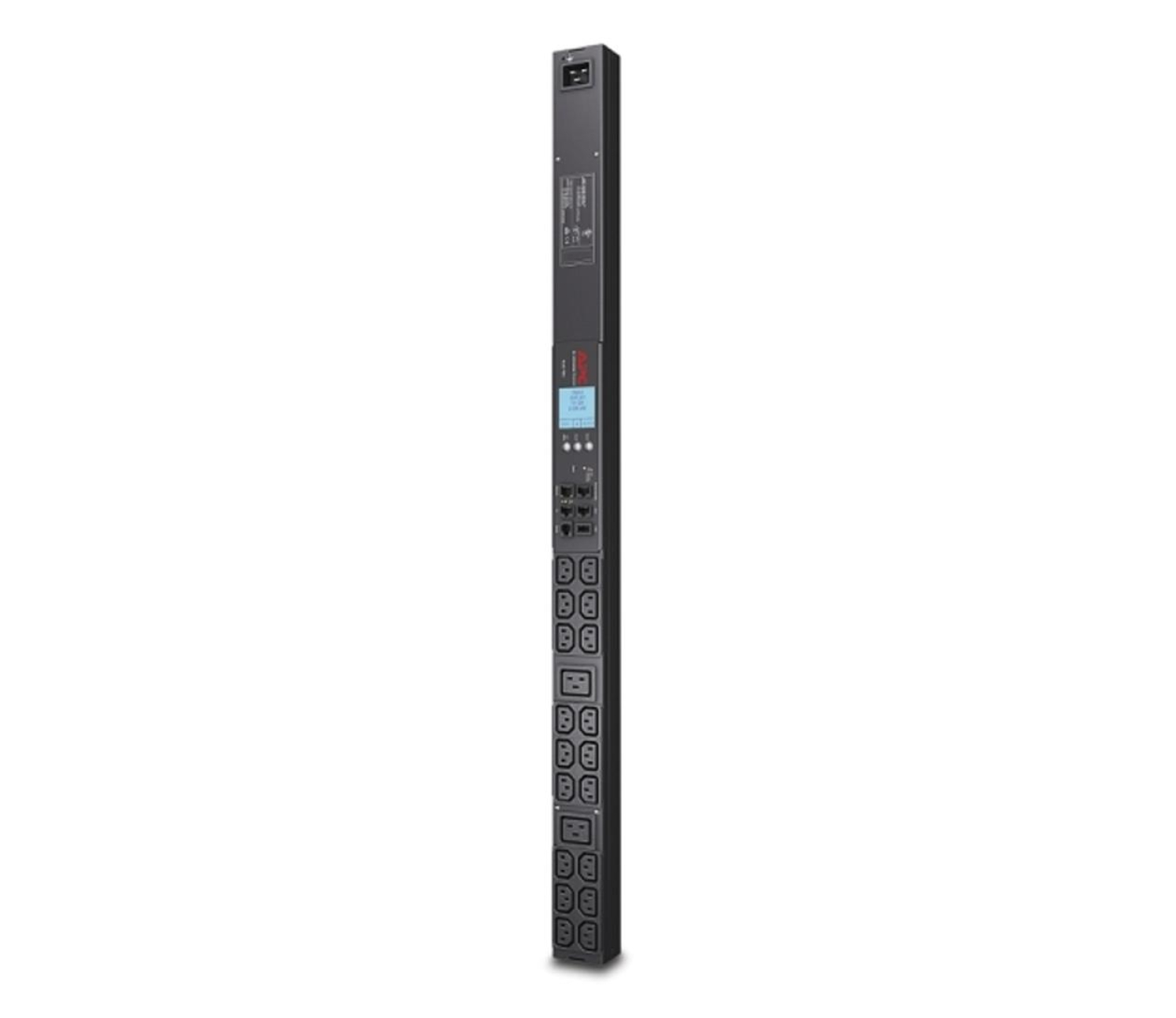 APC AP8858 Rack PDU 2G, Metered, ZeroU, 20A/208V, 16A/230V, (18) C13 & (2) C19