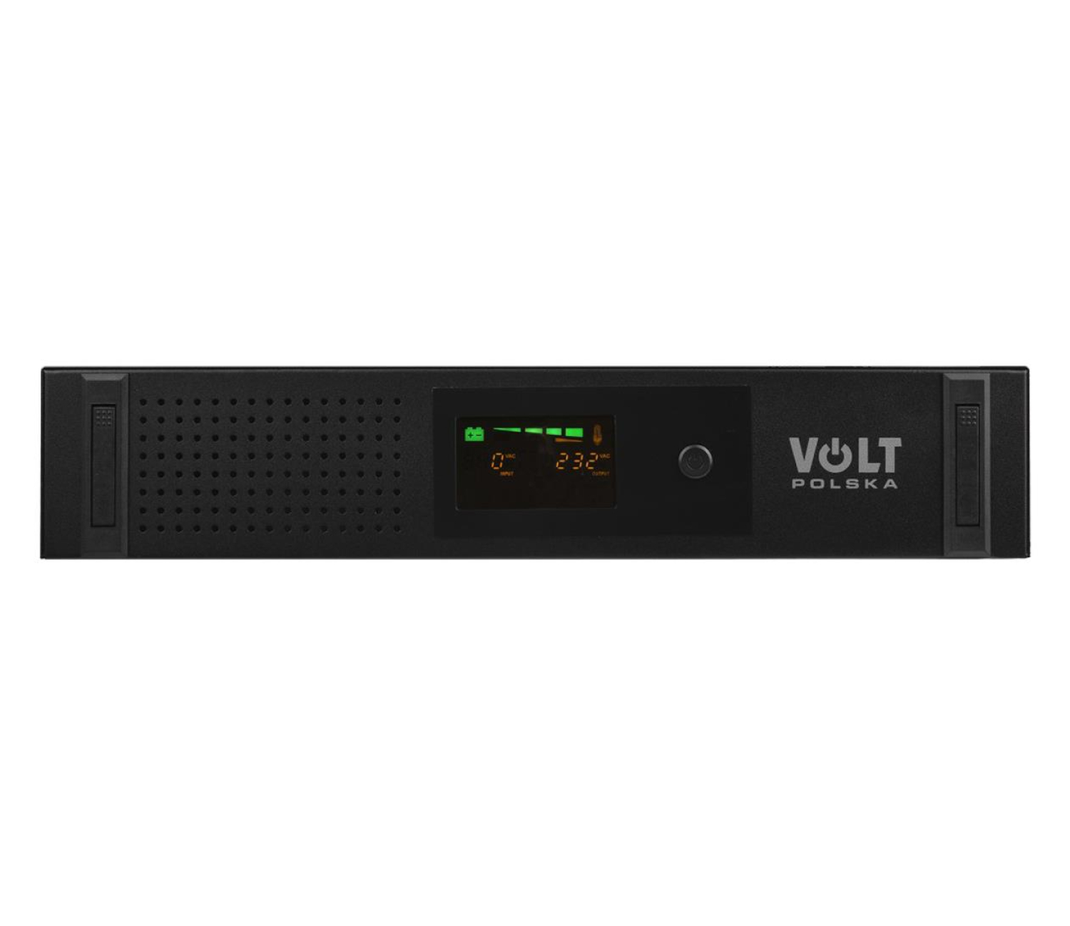 VOLT RackUPS (850VA/480W, 2x FR, AVR, LCD, USB)