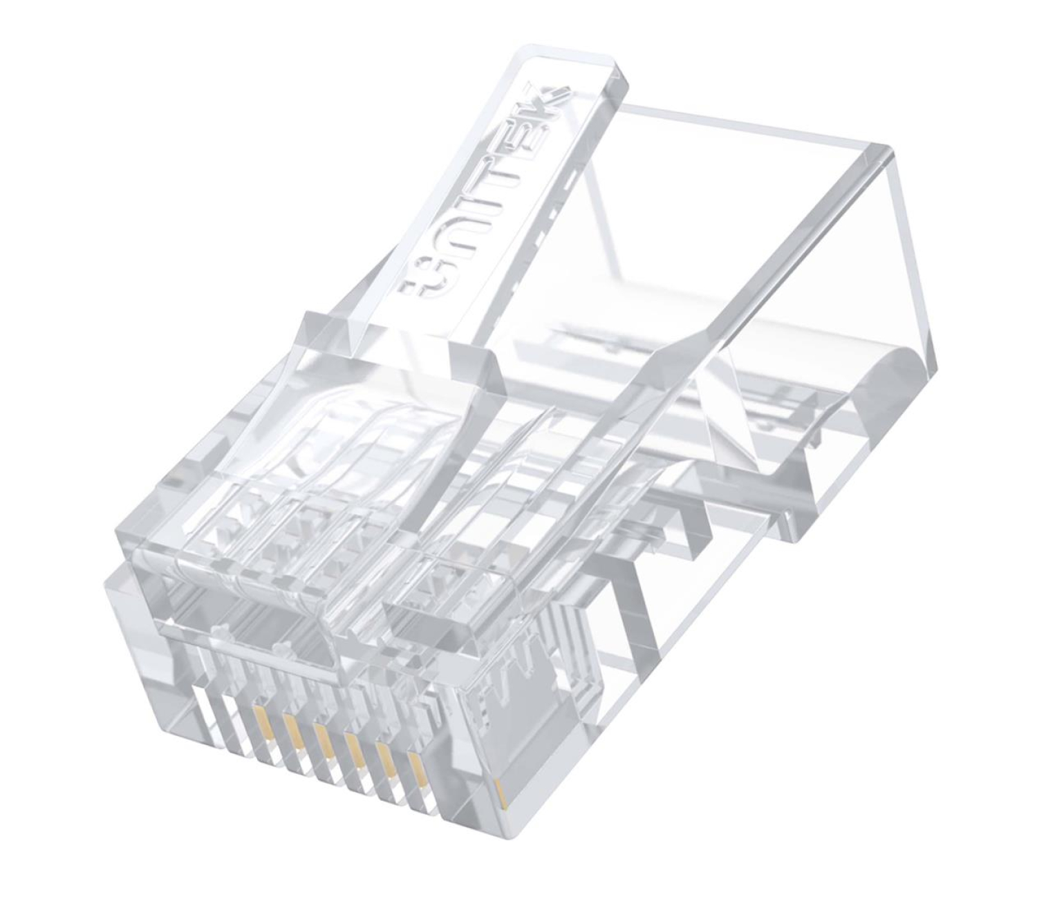 Unitek Y-OT18TP wtyk modularny RJ45 (8P8C) Cat. 5e 100 szt. Przezroczysty