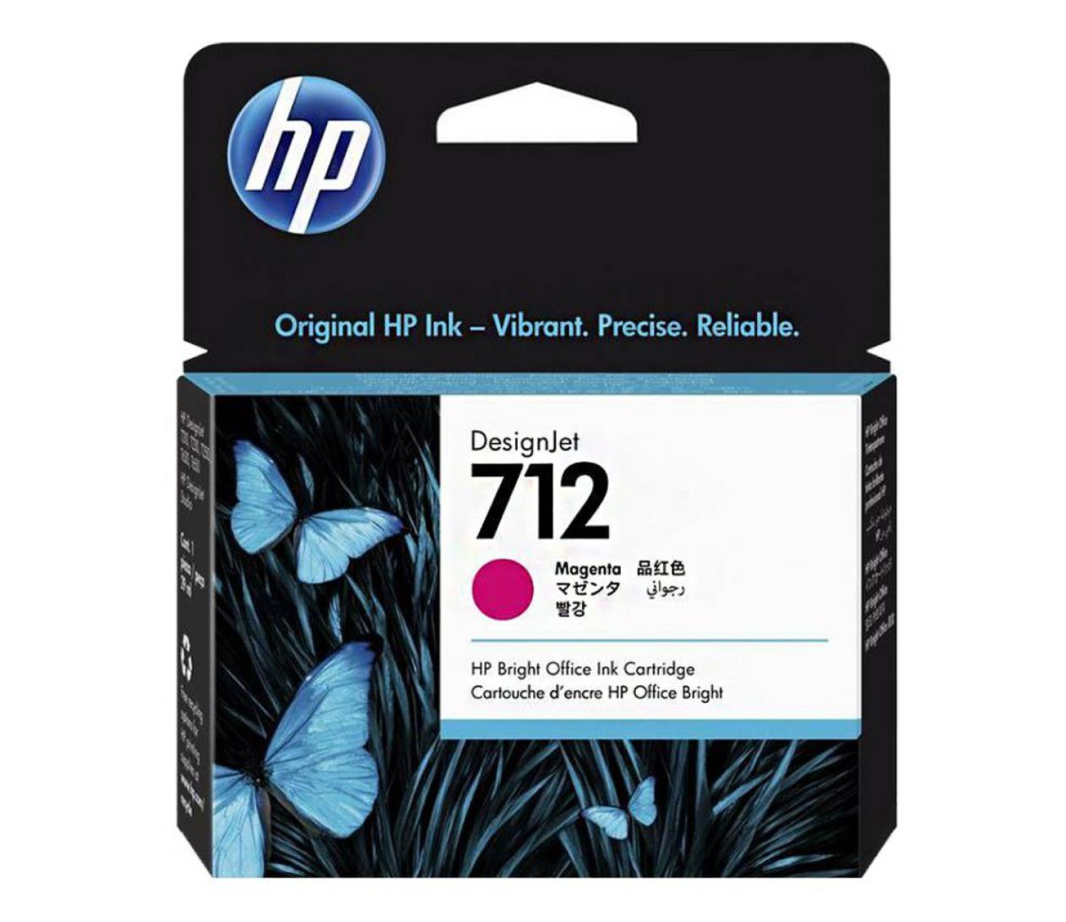 HP Tusz 712 29ml  3ED68A purpurowy