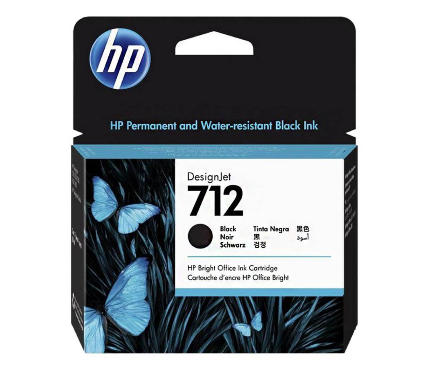 Czarny wkład atramentowy HP 712 DesignJet 38 ml