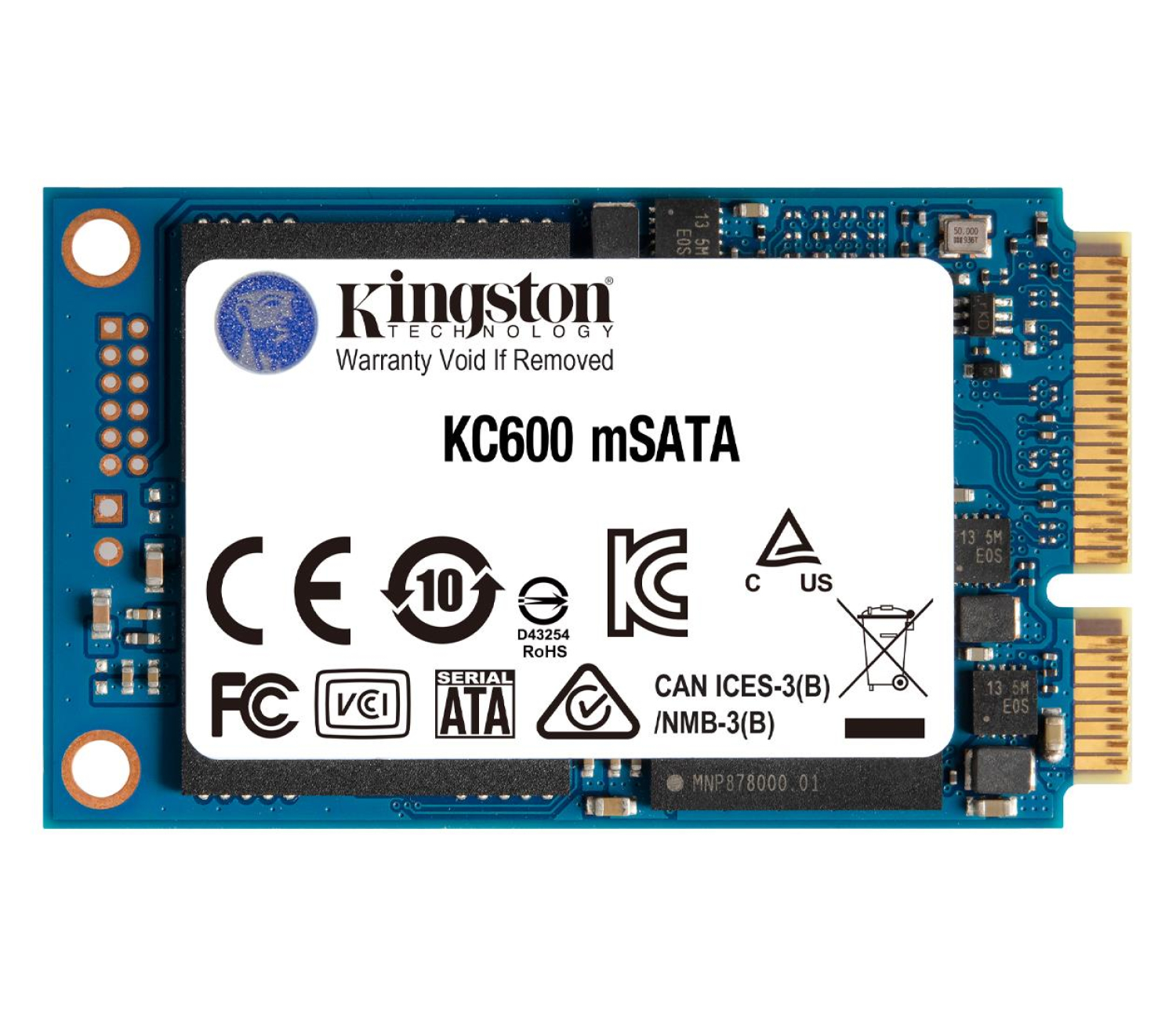 Kingston 256GB mSATA SSD KC600
