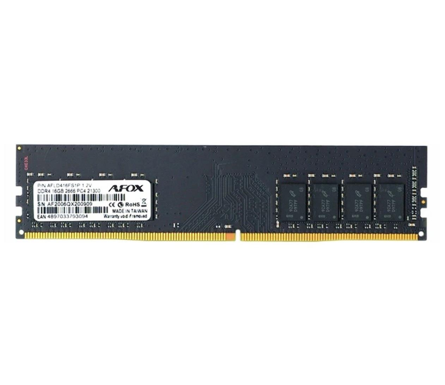 AFOX Pamięć do PC DDR4 16GB 2666Mhz