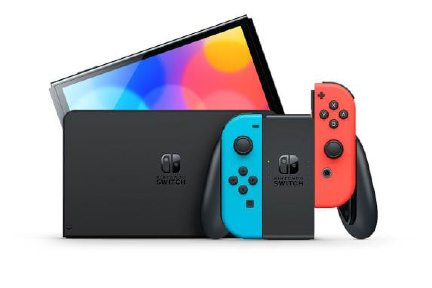 Nintendo Switch OLED - Czerwony / Niebieski
