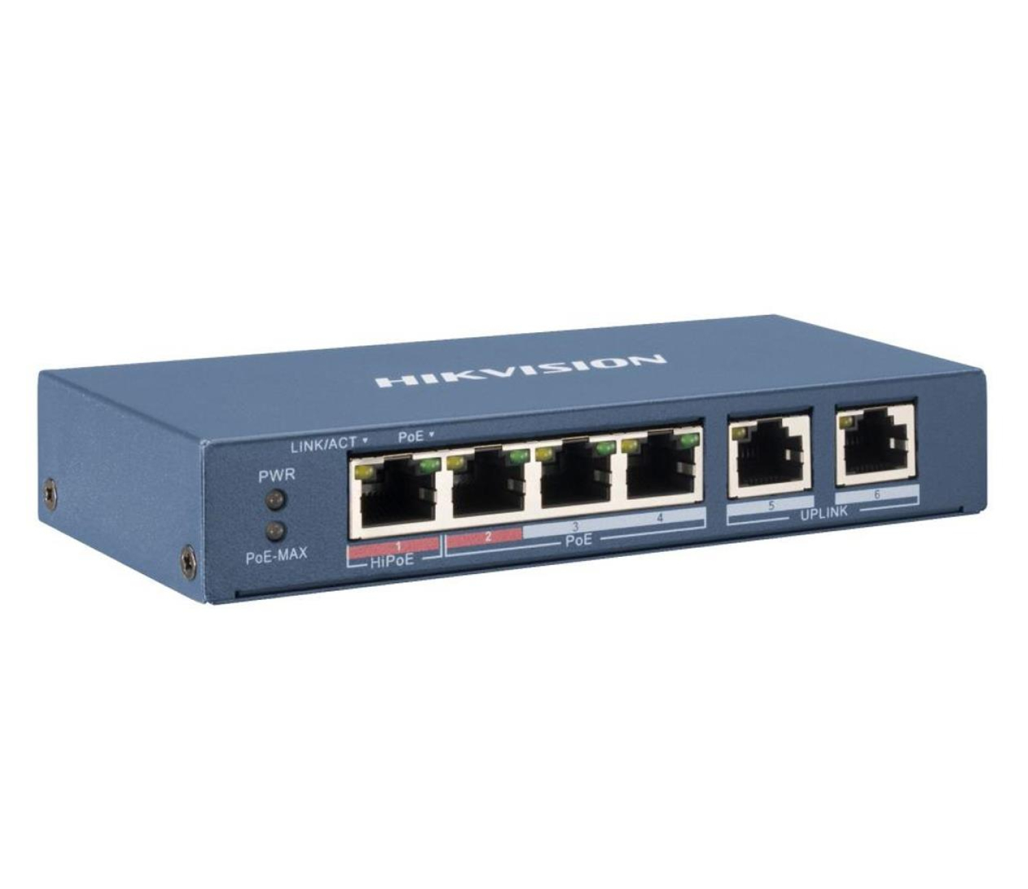Hikvision DS-3E0106HP-E switch 4xPoE