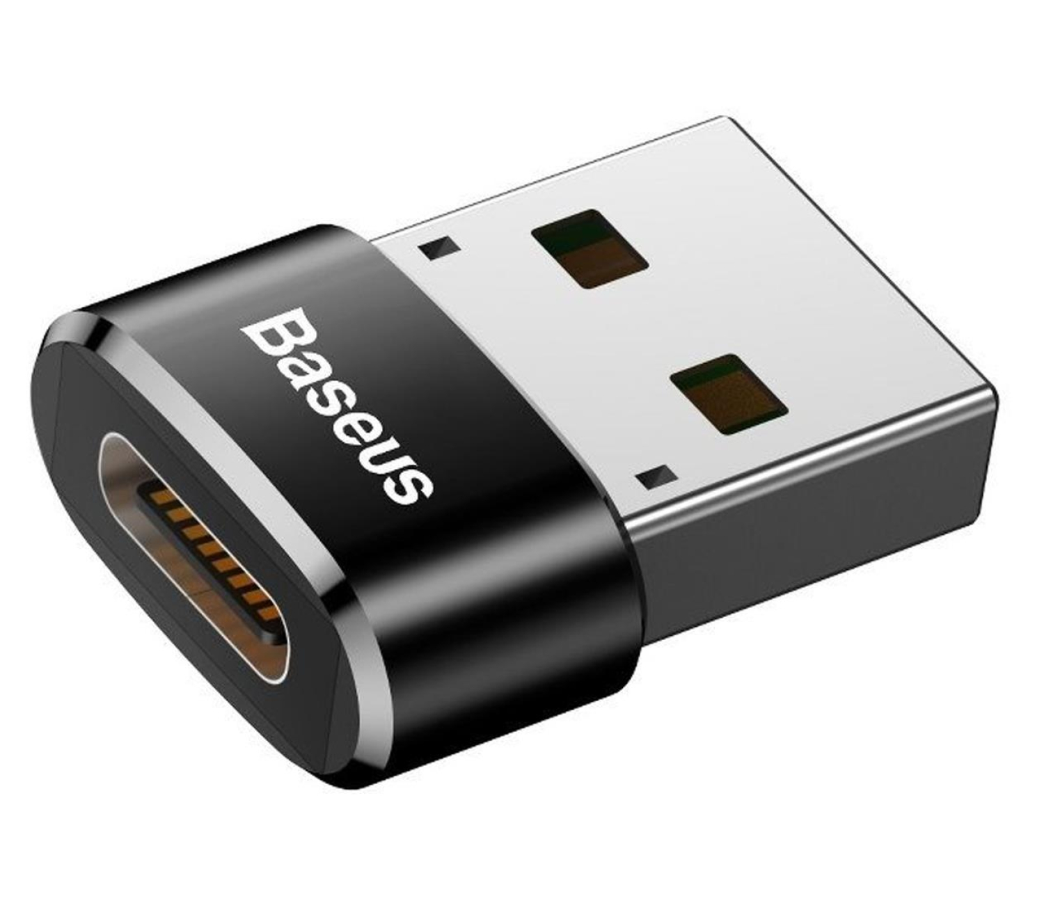 Baseus CAAOTG-01 USB-C do USB-A OTG, 3A Czarny