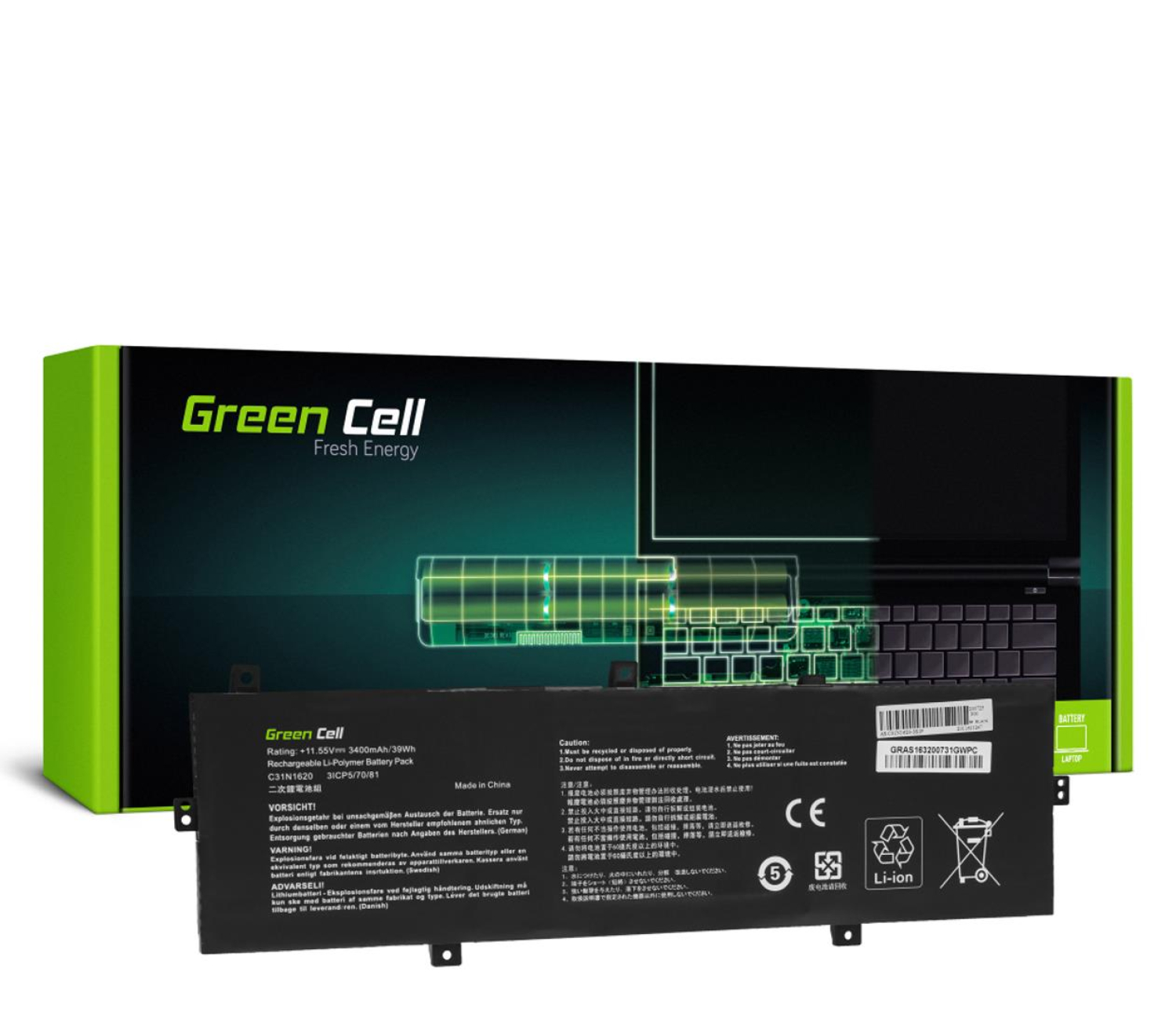 Green Cell C31N1620 do Asus ZenBook