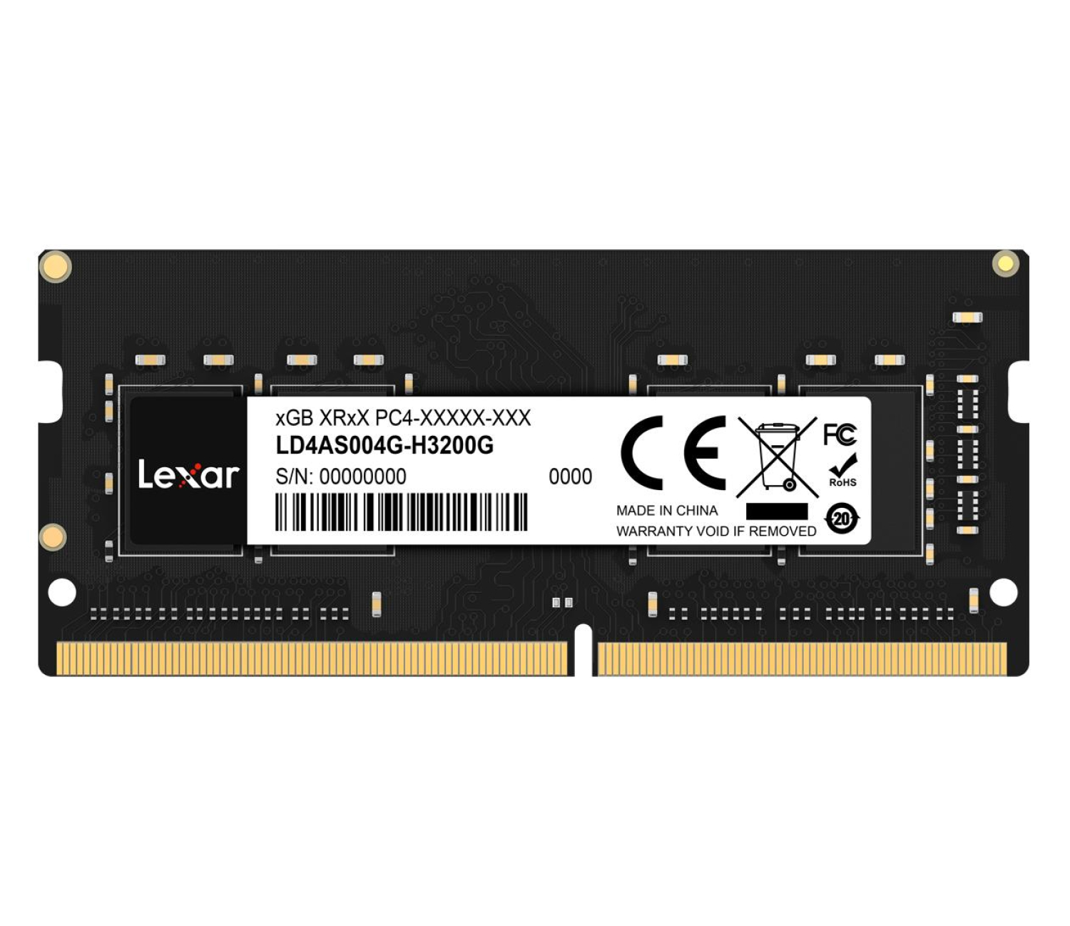 Lexar Pamięć do notebooka DDR4 SODIMM 8GB(1*8GB)/3200 CL22