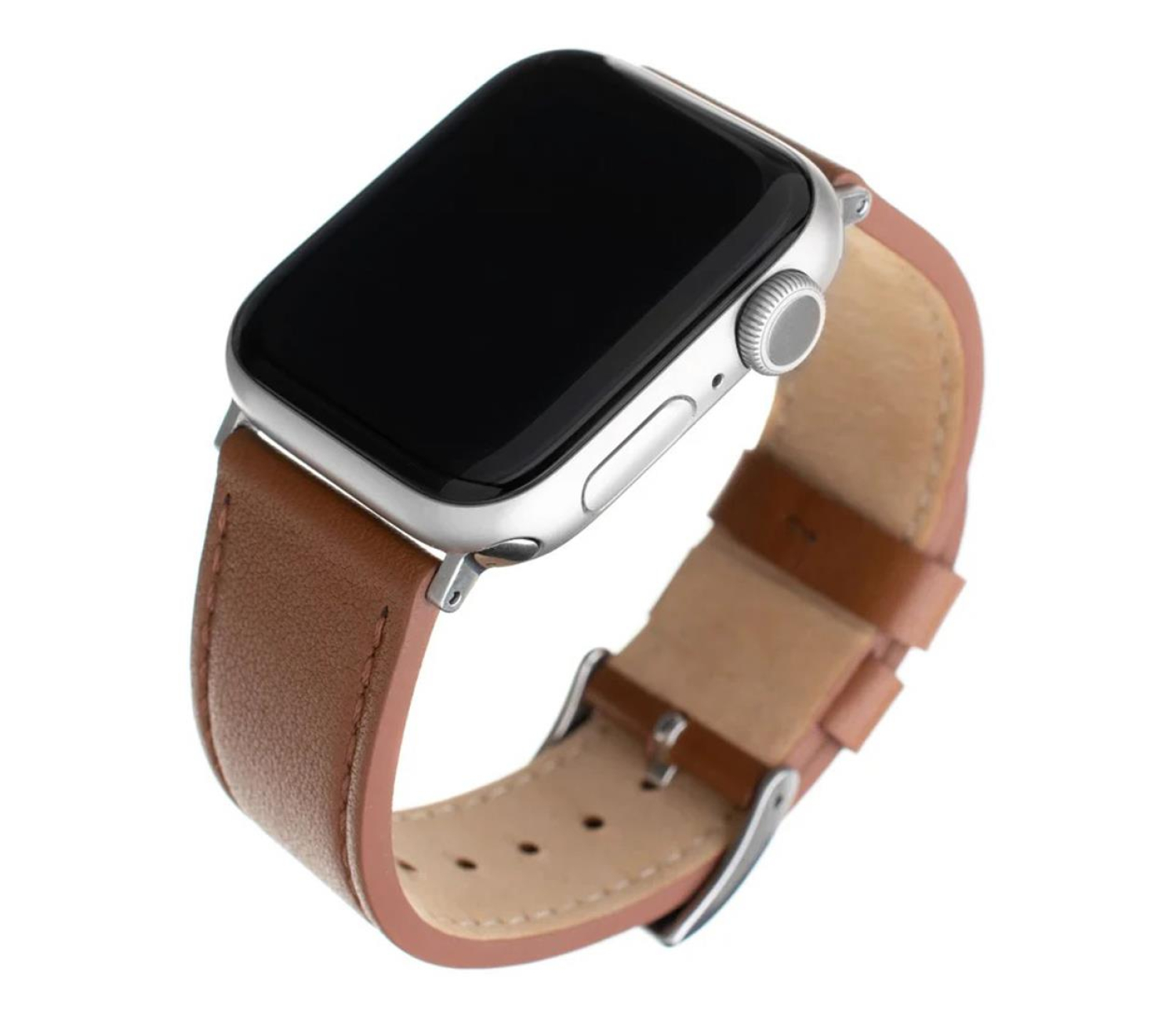 FIXED Leather Strap do Apple Watch 44/45/46/49 mm brown