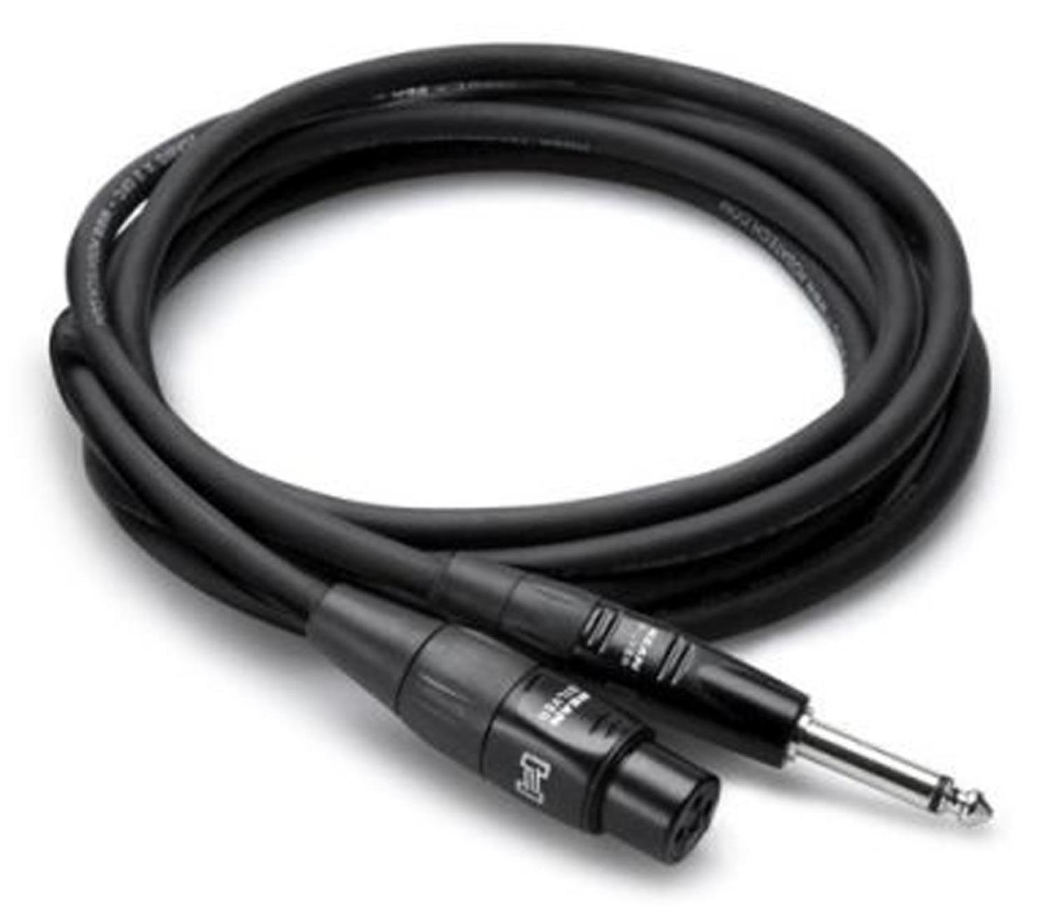 Hosa Kabel mikrofonowy PRO XLRf – TS, 1.5m